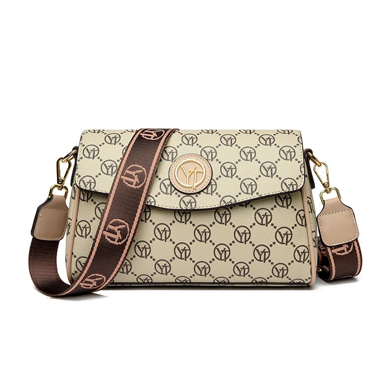 New Fashion Luxury Brand Women's Shoulder Bag High Quality Lady Crossbody Bag Round Women's Wallet Waterproof Women's Handbags