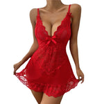 Women Erotic CostumeSexy ExoticUnderwear Lace Doll Dress Erotic Underwear Open Bra Mesh Transparent Pajamas Sexy Clothing
