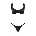 Sexy 3Pcs Swimsuit With Beach Pants Women Bikini Push Up Swimwear Biquini White Swim Suit Micro Bikinis Bathingsuit Beachwear
