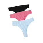 3Pcs/Set Seamless Panties Women Low Waist Briefs Soft Underwear Solid Color Sexy Lingerie Female Underpants Stretch Panty