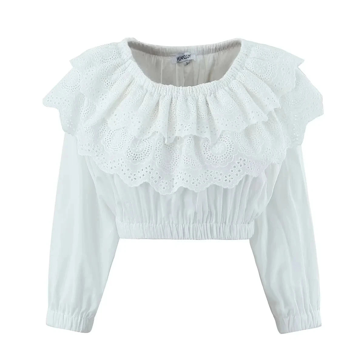 Foridol Summer Off Shoulder White Lace Skirt Set Dress Women Outfits Ruffles Tiered Mini Flower Embriodery Two Pieces Beach Suit