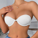 BEAUWEAR Front Closure Demi Bra for Woman Plain Invisible T-shirt Bra Strapless Bras Beauty Back Lingerie B C Cup