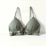 Non-wire Bras for Women Seamless Bra Top Sexy Lingerie Female Soft Brassiere Solid Color Back Closure Underwear