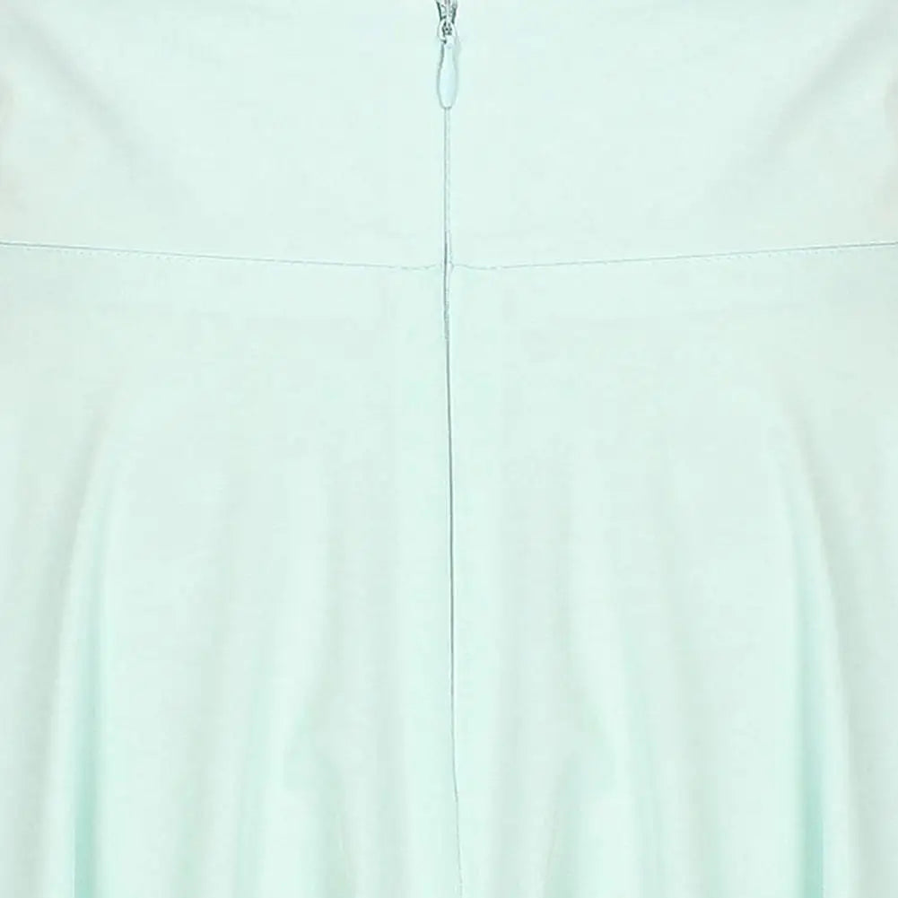Women Skirt Elastic High Waist A-Line Style Skirt Solid Color Large Hem Skater Skirt Bohemia Style Skirts Women's skirt