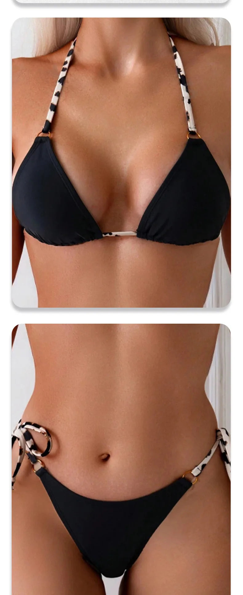 2026 String Triangle Bikini Women Sexy Swimwear Female Halter Swimsuit Solid Bathers Bathing Swimming Swim Suit Beachwear
