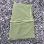 Solid Color Back Waist Pocket High Waist Yoga Legging Women Sport Cropped Pants Butter Athletic Gym Comprehensive Training Jog