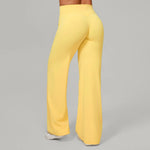 Women Straight Yoga Leg Bottoms Soft Stretchy Fabric Women's Yoga Pants GYM Sweat-Wicking Properties Running Sport Trousers