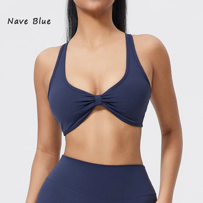 DIAS FIT JOY fold sports bra cross beauty back detachable yoga bra tight fitting outdoor sports running fitness gym suit