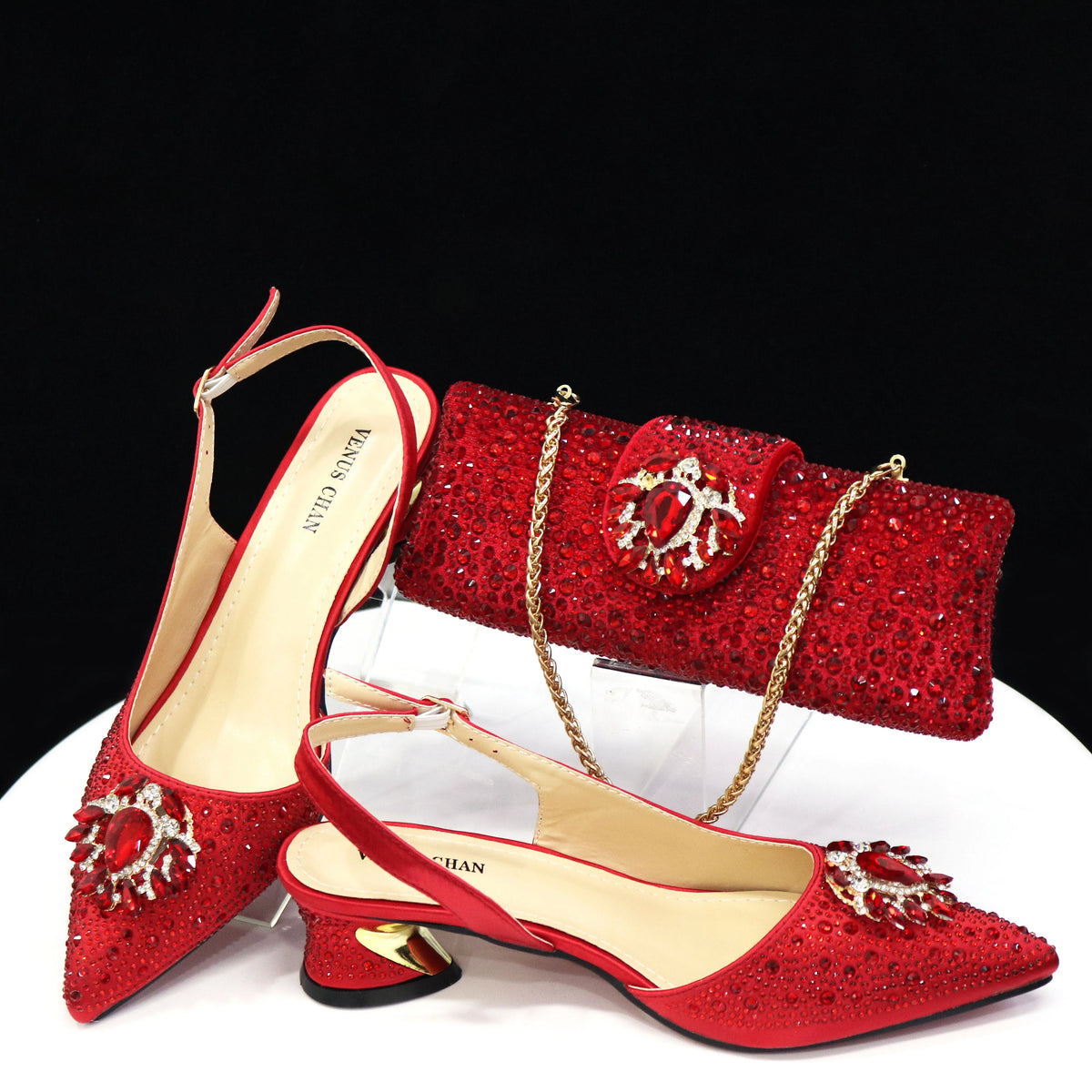 Doershow hot selling purple Shoes and Bags To Match Set Italy Party Pumps Italian Matching Shoe and Bag Set for Party! 81-21
