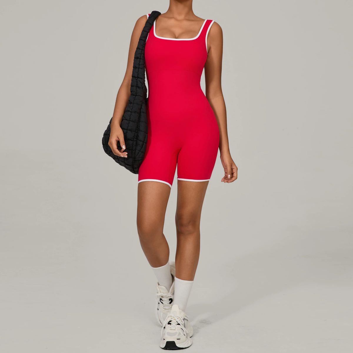 Women's Sports Jumpsuit Yoga Fitness Combination Lift Buttocks Bare Back High Elasticity Gym Sexy Sports Jumpsuit Gym Romper