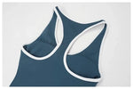 Women's Nude Yoga Clothes Beautiful Back and Slim Fit Two Anti Glare Dresses Outdoor Sports Running and Leisure Fitness Clothes