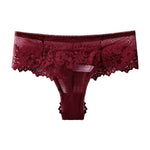 Lace Sexy Girls G String Panties Women Briefs Transparent Thong Thin Hollow Out Underwear Female Low Waist Lingerie Size S-XL