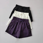 Women's Summer Sports Fitness Short Quick Dry Loose Anti Glare with Pocket Style New Pants