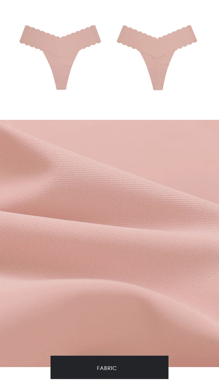Ice Silk Women Panties Seamless Sexy G String Thong Underwear T Back Sports Yoga Girls Briefs Underpants Plus Size S-XL