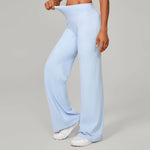 Women Straight Yoga Leg Bottoms Soft Stretchy Fabric Women's Yoga Pants GYM Sweat-Wicking Properties Running Sport Trousers