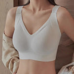 3Pcs/Set Push-Up Bras Women Padded Side Support Underwear Non-wire Bra Comfort Wide Straps Lingerie Plus Size Intimates M-4XL
