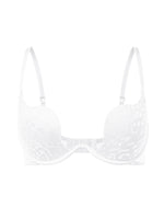 Plunge Deep V Bra Underwear Lace Push up Bra Sexy Lingerie Bralette Sexy Cleavage Bra with Underwire Lightly Padded Low Cut Bra