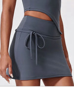 Tennis Suit Set Yoga Set Casual Outdoor Bra Golf Short Skirt Anti-light Running Pocket Fitness Suit Breathable Sports Tank Top