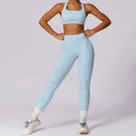 2/3PCS Yoga Set Gym Clothes Sportswear Yoga Suits For Women Tracksuit Fitness Set Tracksuits Sports Bra Gym Leggings Yoga Top