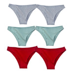 6Pcs/Set Women's Panties Cotton Briefs Underwear Female Underpants Low Rise Underwear Sexy Lingerie Soft High Cut Pantie