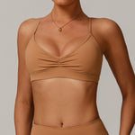 Gym Underwear Women Sport Bras Sports Bra Anti-sweat Breathable Yoga Bra Shockproof Crop Top Fitness Top Push Up Workout Tops