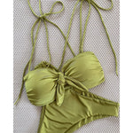 Sexy Halter Micro Bikini 2024 Women Swimsuit Female Swimwear Thong Bikinis Set Brazilian Beach Wear Bathing Suit Biquini
