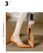 Patent Leather Fashion High Heels 2026Pointed Toe Pumps Elegant Woman Heeled Shoes Shallow Mouth Candy Colored Sexy Single Shoes