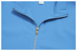 3 PCS Yoga Sets Women Long Sleeve Zipper Slim Jacket+sports Bra+high Waist Flare Pants Fitness Suits Gym Exercise Athletic Wear