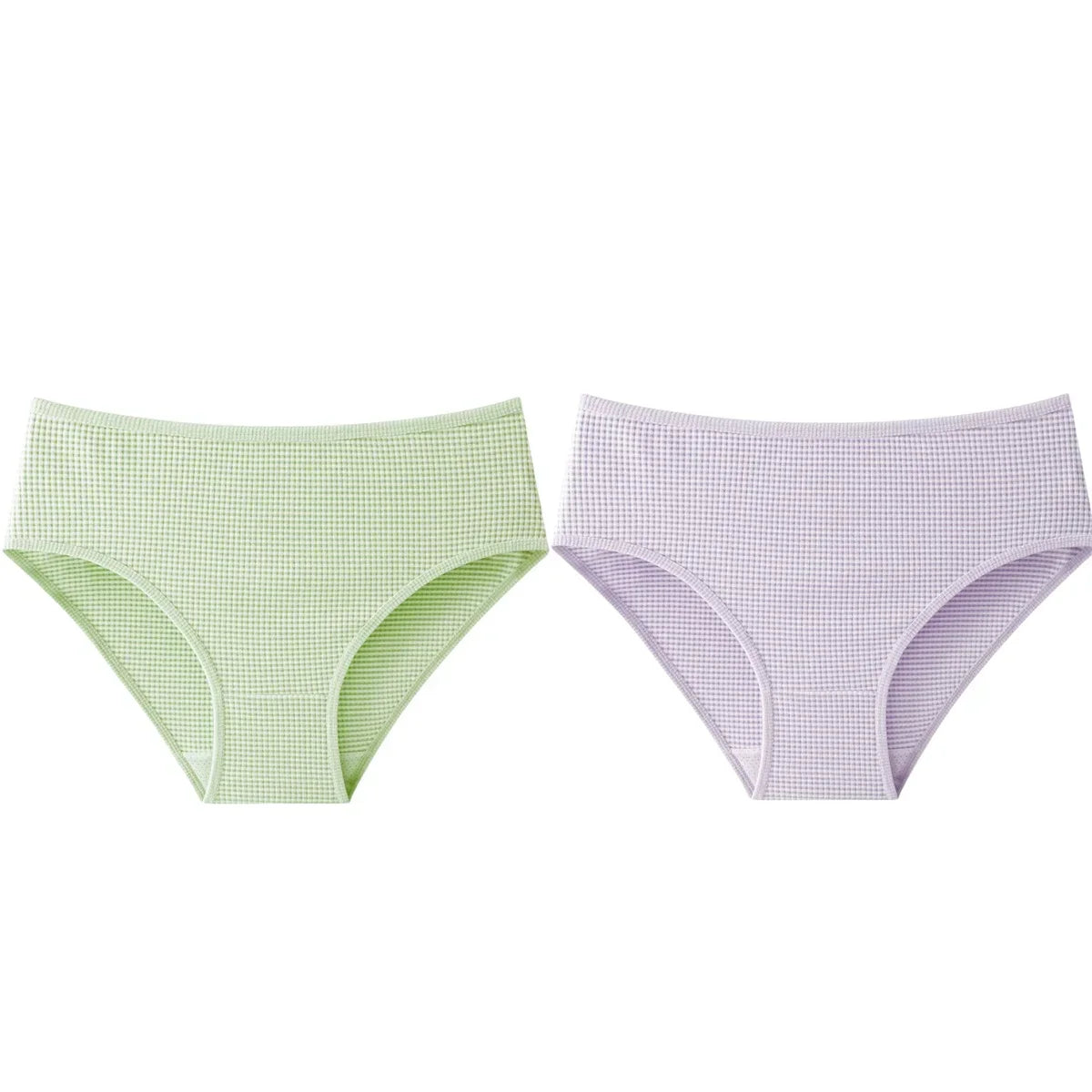 2Pcs/Set Women High Rise Panties Seamless Underwear Winter Warm Underpants Breathable Briefs Female Sexy Lingerie