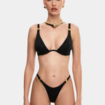 Push Up Bikini Micro Bikinis Set 2026 Womens Swimsuit Sexy Female Thong Swimwear Bathing Suit Solid Thong Biquini Swimming Suits
