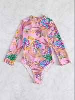 Ladies 2025 One-Piece High Collar Backless Fashionable Swimsuit Long Sleeve Suitable for Summer Beach And Swimming Pool