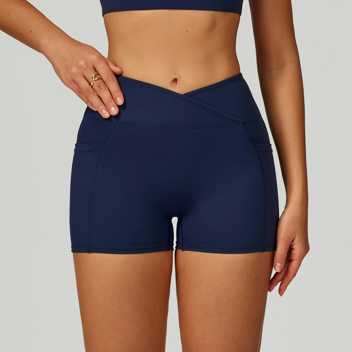 High Waist Yoga Shorts Naked Feeling Fitness Tights Women Sport Biker Shorts Tummy Control Short Legging Female Slim Yoga Shorts