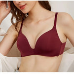 2Pcs/Set Push Up Bra Padded Bras For Women Non-wire Brassiere Sexy Lingerie Solid Color 3/4 Cup Underwear Comfort Intimates
