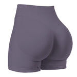 Seamless Hip Hugging Fitness Shorts, Internet Famous Sports Three Part Pants, High Waisted and High Stretch Peach Hip Pants for