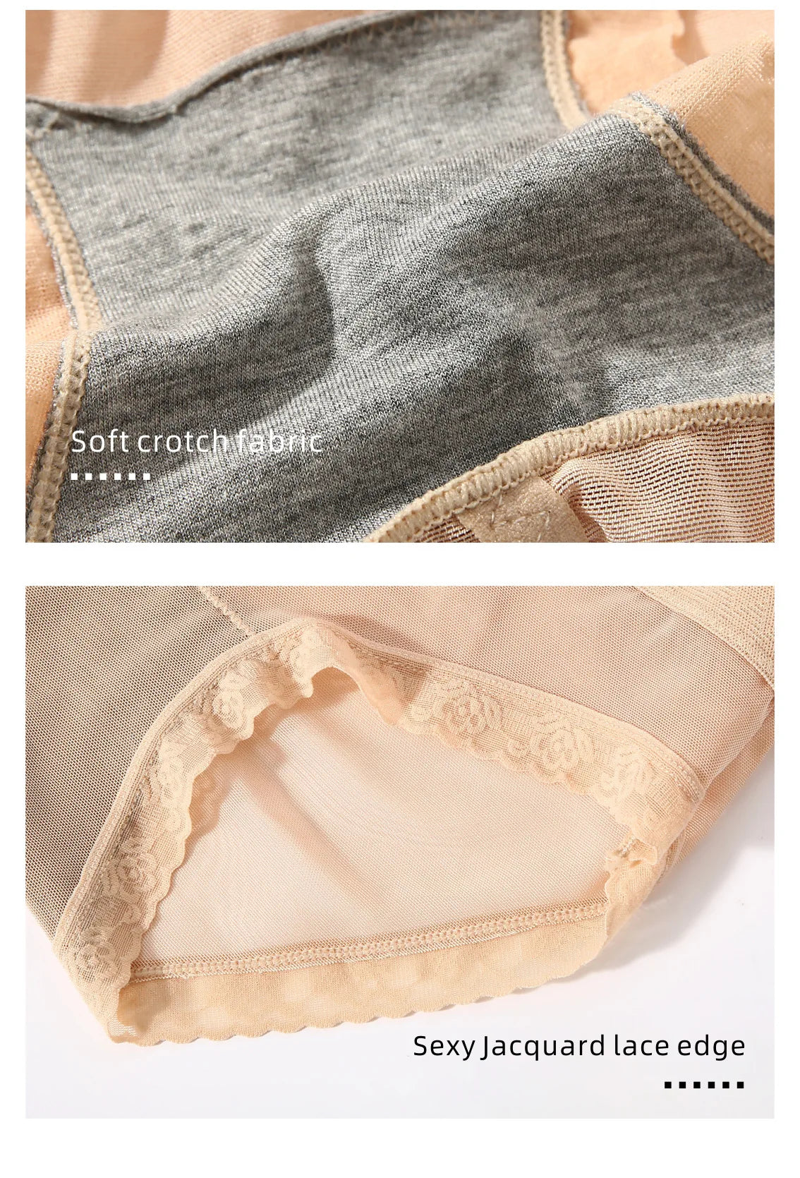 2Pcs/Set Bodyshaper Women Control Panties Tummy Control Bottom Belly Tightening Female Pants Lifting Hip High Waist Underwear