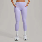 Women's Seamless Yoga Leggings Pants Sports Fitness Hips Lift High Waist Training Trousers Training Workout Gym Leggings