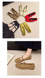 Women Flats Summer Trend Knitted Mary Jane Shoes for Woman Breathable Footwear Lightweight Casual Flat Shoes Zapatos De Mujer