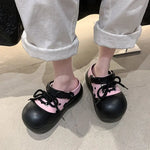 2026 New DIY Lace-up Fashion Clogs For Women Platform Slippers Thick Sole Summer Shoes Female Street Sandals Home Beach Slides