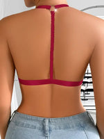 1pcs Fashion Style Women's Bras No Pad Wire Free 3/4 Cup Sexy Brassiere Backless Sexy Lingerie No Adjustable Female Underwear