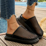 Flat Bottom Sandals Women's Summer NewOutdoor Beach Holiday Slippers Soft Sole round Head