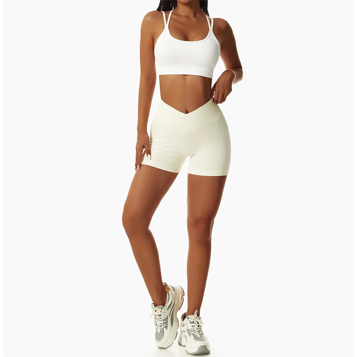 Summer Seamless High Waist Yoga Shorts Elasticity Sports Leggings Women Breathable Cycling Shorts Buttock Lift Gym Shorts Women