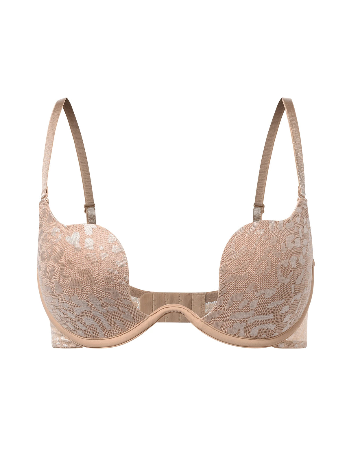 Solid Underwire Bra push up Lingerie comfort padded bra lift up thick cup lace bralette
