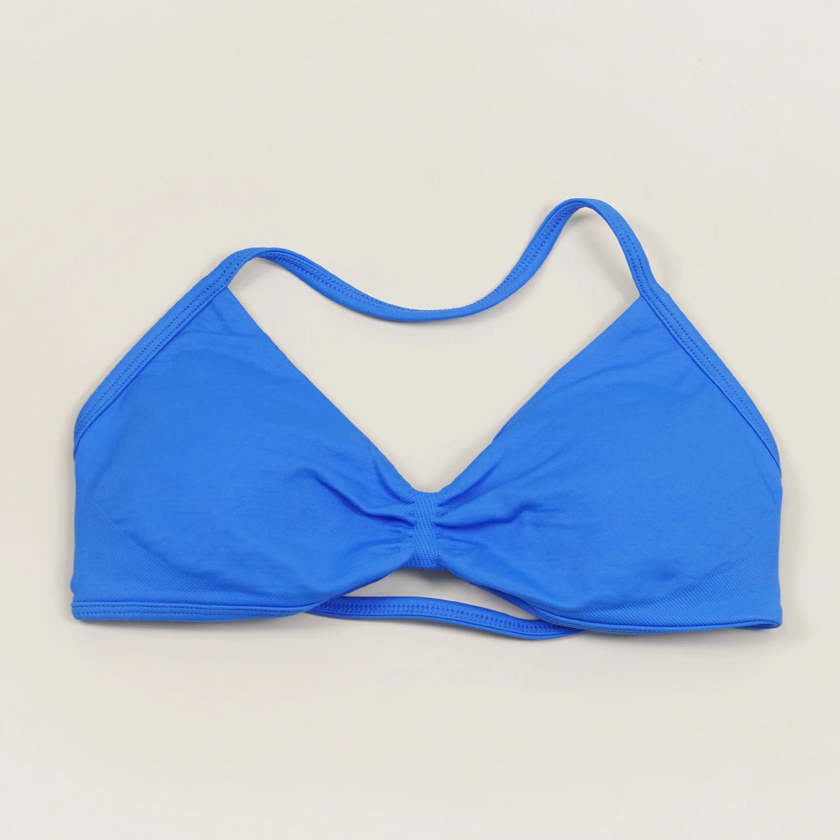 Women Seamless Impact Strappy Bra Removable Pads High Elastic Quick Dry Breathable Halter Neck Sports Top Yoga