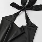 Women Summer Cowl Neck Tie Back Going out Cami Tops Sleeveless Backless Halter Tops for Streetwear