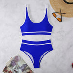 Contrast Binding Bandeau Bikinis 2024 Women Sexy Thong Swimsuit Push Up Swimwear Female Bathing Suit Swimming Summer Beachwear