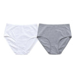 2Pcs/Set Women Cotton Panties High Waist Briefs Breathable Underwear Female Underpants Plus Size Sexy Lingerie S-XXL 8 Colors