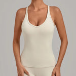 Yoga Tank Top Woman's Breathable Sports Underwear Gym Fitness Vest Shockproof Push-up Runnings Bra Female Yoga Workout Underwear