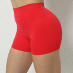 Yoga Shorts Gym Sports Shorts Women High Waist Workout Fitness Short Leggings Running Cycling Tight Soft Sportswear