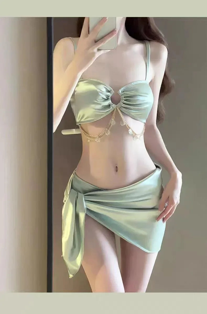 New Swimsuit Women Micro Bikini Bathing Suit Fashion Sexy Summer New Model Korean Version Cinjunto De Dos Piezas Mujer 2025