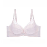 Women's Thin Push-Up Bra Seamless Back Minimizes Side Bulges Uplift Support Underwear Elegant Lace Top Up Bra Autumn New